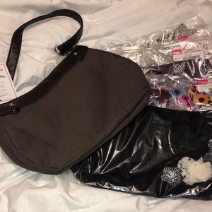 Thirty-one Suite Skirt Purse Brown with 4 skirts